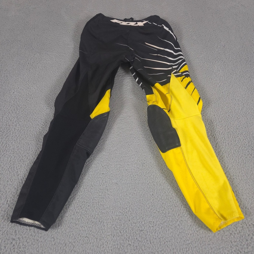 Fox Motorcycle Pants Boys 12/14 180 Padded Rockstar Armored Riding Motocross - Picture 13 of 15